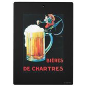 Porte-bloc Bières d'affiche promotionnelle de Chartres (Dos)