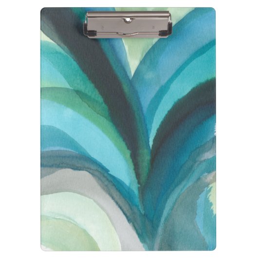 Porte-bloc Big Blue Leaf I (Devant)