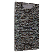 Porte-bloc Bijou en diamant motif élégant argent noir (Swatch)