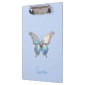 Porte-bloc Bijoux papillon Opale et argent (Gauche)
