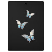Porte-bloc Bijoux papillon Opale et argent (Dos)