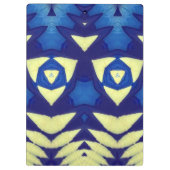 Porte-bloc BILL ~ Design bleu et crème (Dos)