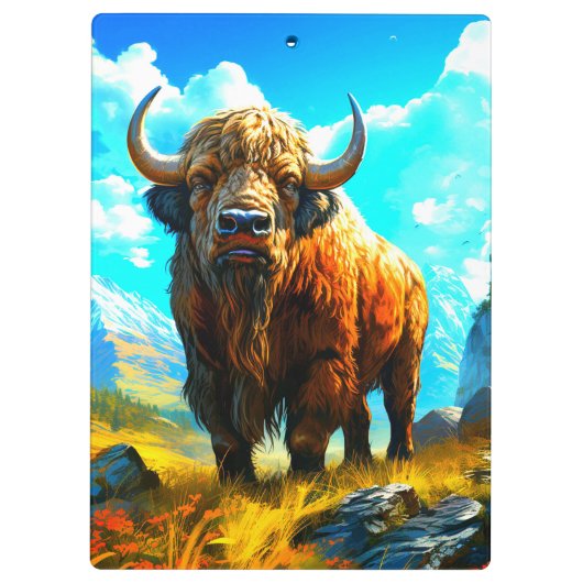 Porte-bloc Bison (Dos)