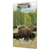Porte-bloc Bisons du Wyoming (Gauche)