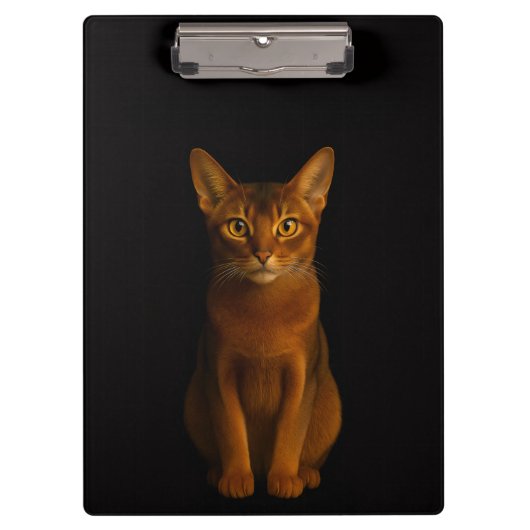 Porte-bloc Black 4 Luxe Clipboard, Abyssinian Beauty (Devant)
