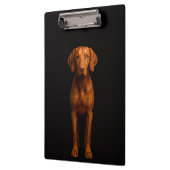 Porte-bloc Black 4 Luxe Clipboard, Agile Vizsla Dog (Gauche)
