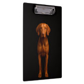 Porte-bloc Black 4 Luxe Clipboard, Agile Vizsla Dog (Swatch)