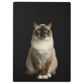 Porte-bloc Black 4 Luxe Clipboard, Birmanese Cat (Dos)