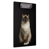Porte-bloc Black 4 Luxe Clipboard, Birmanese Cat (Swatch)