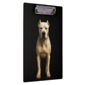 Porte-bloc Black 4 Luxe Clipboard, Bold Dogo Argentino (Swatch)