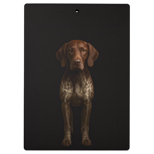Porte-bloc Black 4 Luxe Clipboard, German Pointer Dog (Dos)