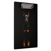 Porte-bloc Black 4 Luxe Clipboard, Guardian Doberman Dog (Swatch)