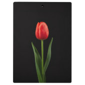 Porte-bloc Black 4 Luxe Clipboard, Ruby Red Tulip (Dos)
