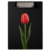 Porte-bloc Black 4 Luxe Clipboard, Ruby Red Tulip (Devant)