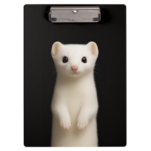Porte-bloc Black 4 Luxe Clipboard, Stylish Ermine (Devant)