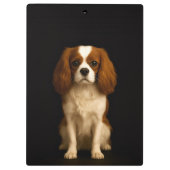 Porte-bloc Black 4 Luxe Clipboard, Sweet Cavalier Spaniel (Dos)