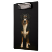 Porte-bloc Black 4 Luxe Clipboard, Wise Australian Shepherd (Gauche)