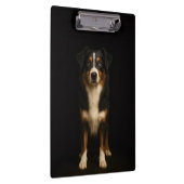 Porte-bloc Black 4 Luxe Clipboard, Wise Australian Shepherd (Swatch)