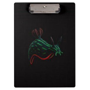 Porte-bloc Black 4 Luxe, Limace de mer néon