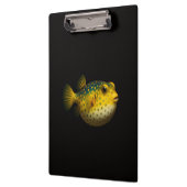 Porte-bloc Black 4 Luxe, Poisson-globe jaune (Gauche)