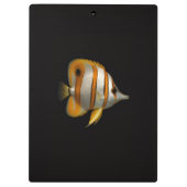 Porte-bloc Black 4 Luxe, Poisson-papillon de récif (Dos)
