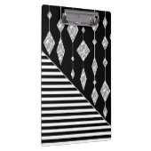 Porte-bloc Black and white, abstract, geometric, simple, scan (Swatch)