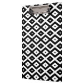 Porte-bloc Black and white diamond pattern (Gauche)