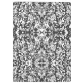 Porte-bloc Black And White Shapes Pattern (Dos)