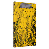 Porte-bloc Black and Yellow Paint Splashes (Swatch)