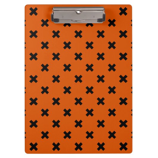 Porte-bloc Black cross stitches (Devant)