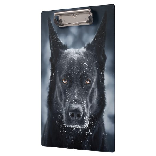 Porte-bloc Black German Shepherd (Gauche)