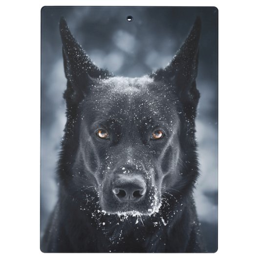 Porte-bloc Black German Shepherd (Dos)