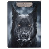 Porte-bloc Black German Shepherd (Devant)