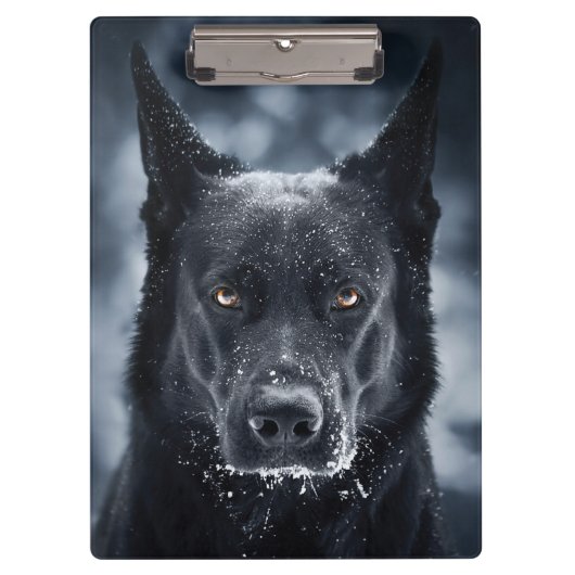Porte-bloc Black German Shepherd (Devant)