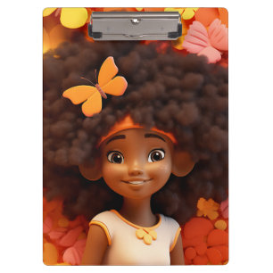 Porte-bloc Black girl magique melanin princesse peau brune fi