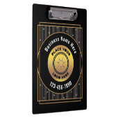Porte-bloc Black Gold Logo Office Professionnel Personnaliser (Swatch)