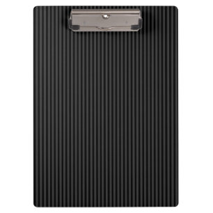 Porte-bloc Black & Smoky Black Narrow Vertical Stripes