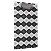 Porte-bloc Black, white and grey diamond pattern (Swatch)