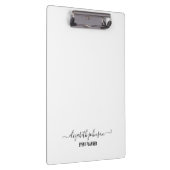 Porte-bloc Blanc minimaliste moderne (Swatch)