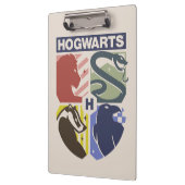 Porte-bloc Blason timbré vintage HOGWARTS™ (Gauche)