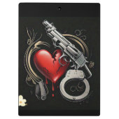Porte-bloc "Bleeding Heartbeat" (Dos)