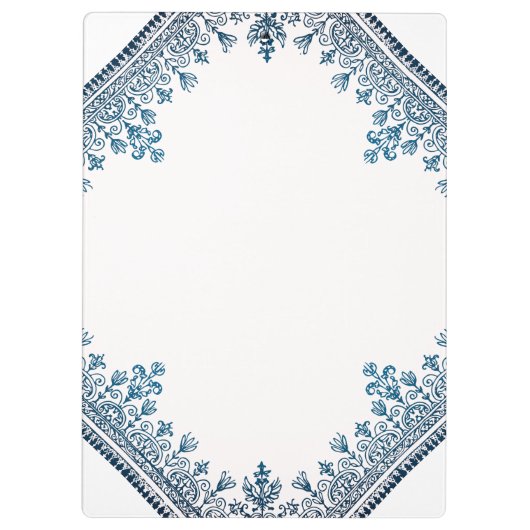 Porte-bloc Bleu (Dos)