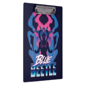 Porte-bloc Bleu Beetle Rétrowave contre graphique (Swatch)