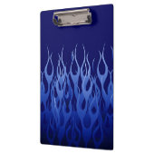 Porte-bloc Bleu cool sur Blue Racing Flames (Gauche)