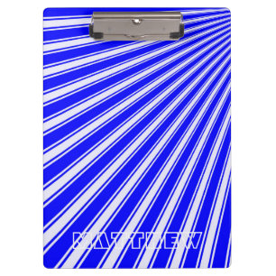 Porte-bloc Bleu Couleur Frappe Motif