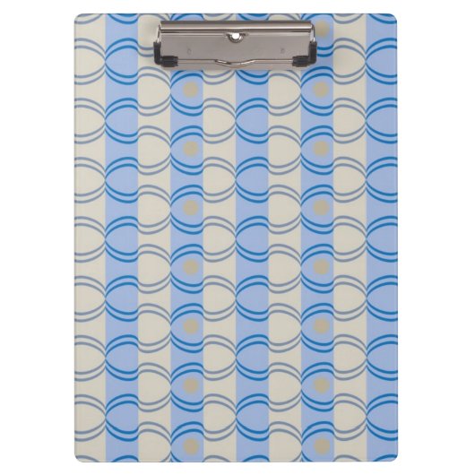 Porte-bloc Bleu courant Tan de Candystripe (Devant)