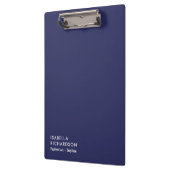 Porte-bloc Bleu de marine moderne et élégant (Gauche)