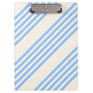 Porte-bloc Bleu et beige cinq rayures motif