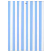 Porte-bloc Bleu et blanc rayures de bonbons (Dos)