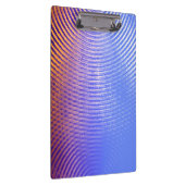 Porte-bloc Bleu et orange, ondes sonores motif (Swatch)